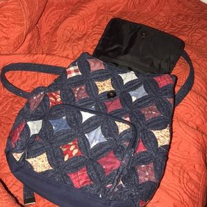 Beautiful Quilted Small Backpack